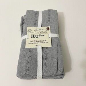 Vintage House Park B. Smith Napkins 4 Pc 18" x 18"